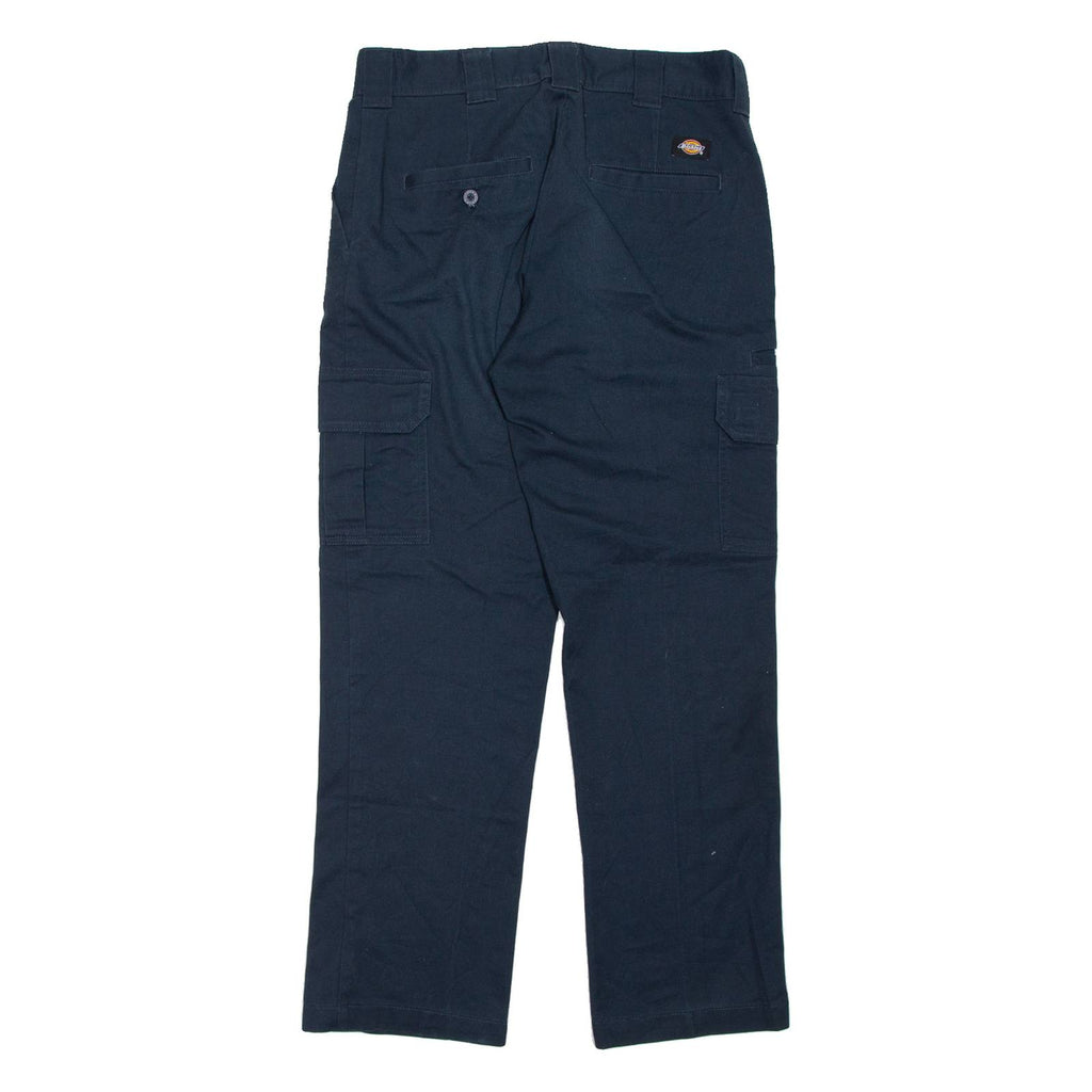 DICKIES Cargo Mens Trousers Blue Regular Straight W32 L32