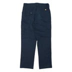 DICKIES Cargo Mens Trousers Blue Regular Straight W32 L32