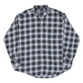 NAUTICA Mens Shirt Blue Check Long Sleeve XL