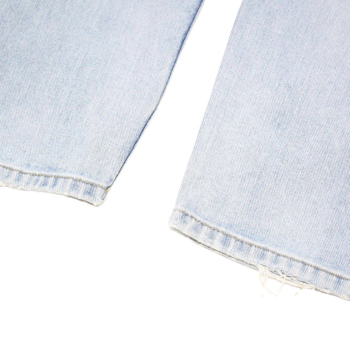 CARHARTT Mens Jeans Blue Regular Straight Denim Light W38 L30 Button Closure