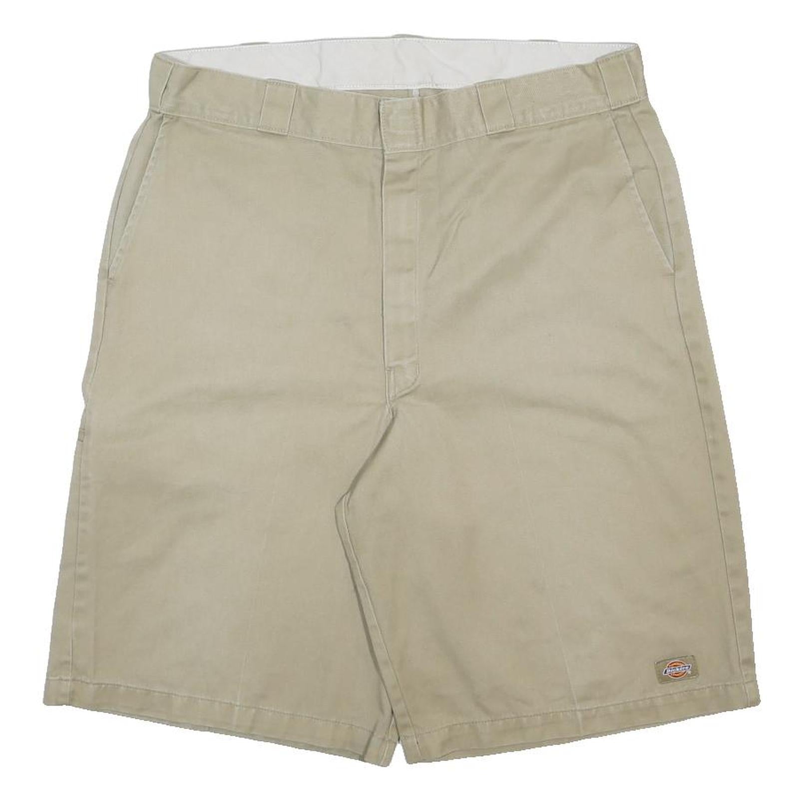 DICKIES Mens Shorts Beige Casual Classic XL W38 Cotton Blend Workwear