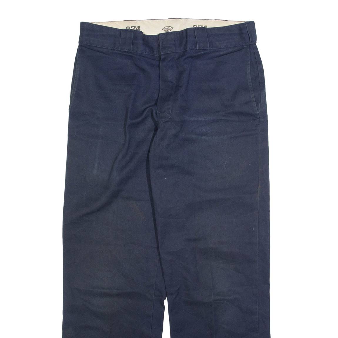 DICKIES 874 Workwear Mens Trousers Blue Regular Straight W32 L29