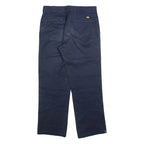DICKIES 874 Workwear Mens Trousers Blue Regular Straight W32 L29