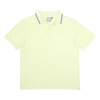 DIADORA Mens Pale Green Short Sleeve Plain Polo Shirt S Cotton Casual Top