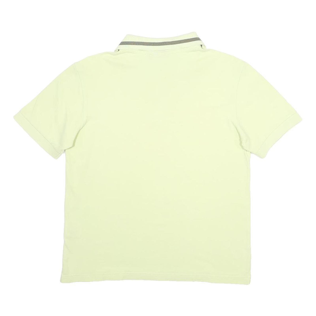 DIADORA Mens Pale Green Short Sleeve Plain Polo Shirt S Cotton Casual Top