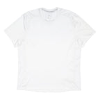 NIKE Mens White Crew Neck Short Sleeve Graphic T-Shirt XL Polyester Blend Sports