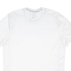 NIKE Mens White Crew Neck Short Sleeve Graphic T-Shirt XL Polyester Blend Sports