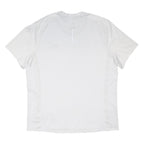 NIKE Mens White Crew Neck Short Sleeve Graphic T-Shirt XL Polyester Blend Sports