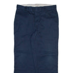 DICKIES Mens Trousers Blue Regular Straight W36 L30