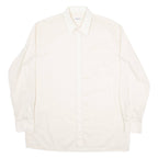 SCHIESSER Mens Plain Shirt Beige Long Sleeve L