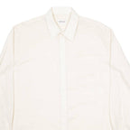 SCHIESSER Mens Plain Shirt Beige Long Sleeve L