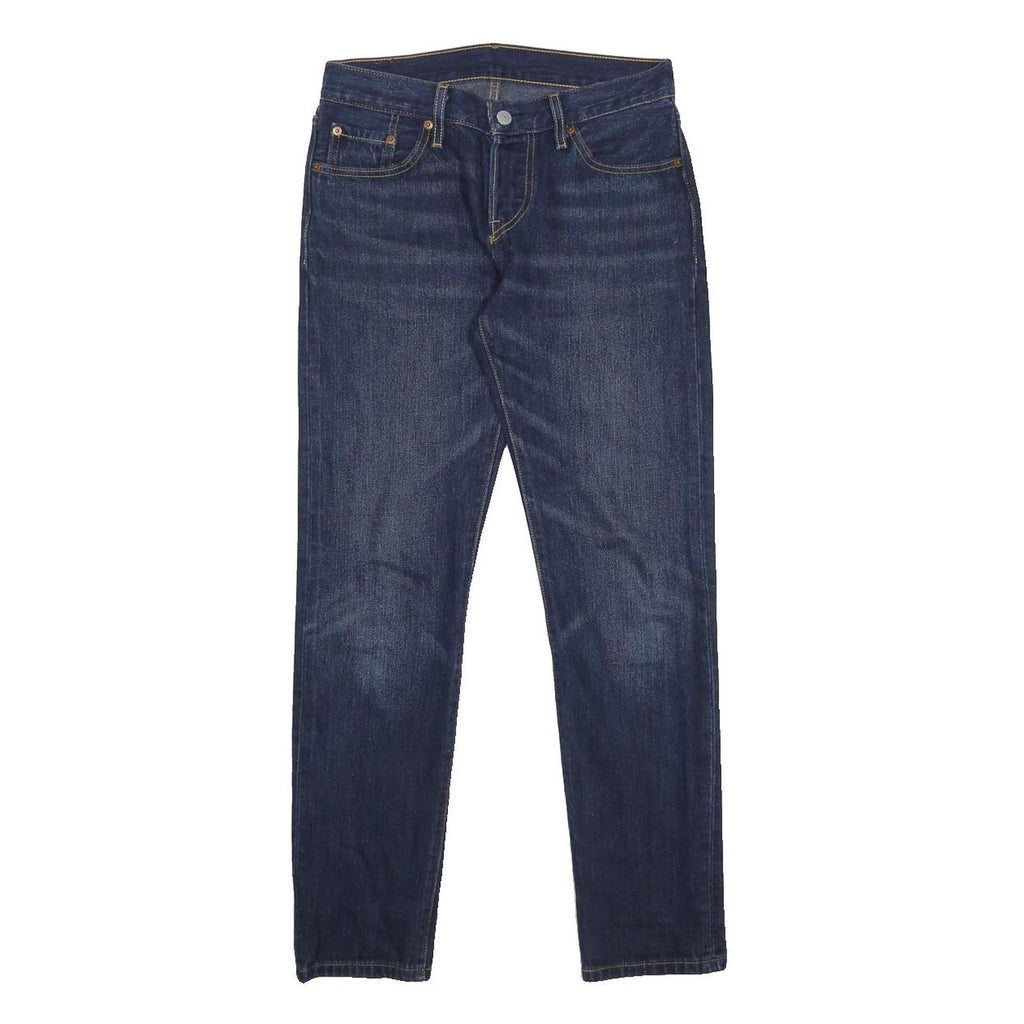 LEVI'S 501CT Womens Jeans Blue Slim Straight Denim Medium W24 L29 Stylish