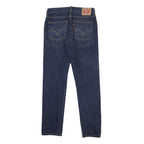 LEVI'S 501CT Womens Jeans Blue Slim Straight Denim Medium W24 L29 Stylish