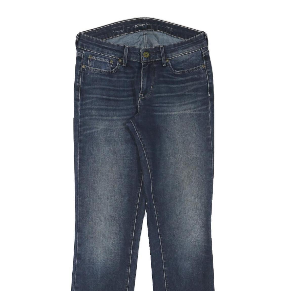 LEVI'S Womens Slim Dark Blue Denim Jeans W28 L30 Classic Zip Pocket