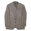 Mens Blazer Jacket Grey Houndstooth XL
