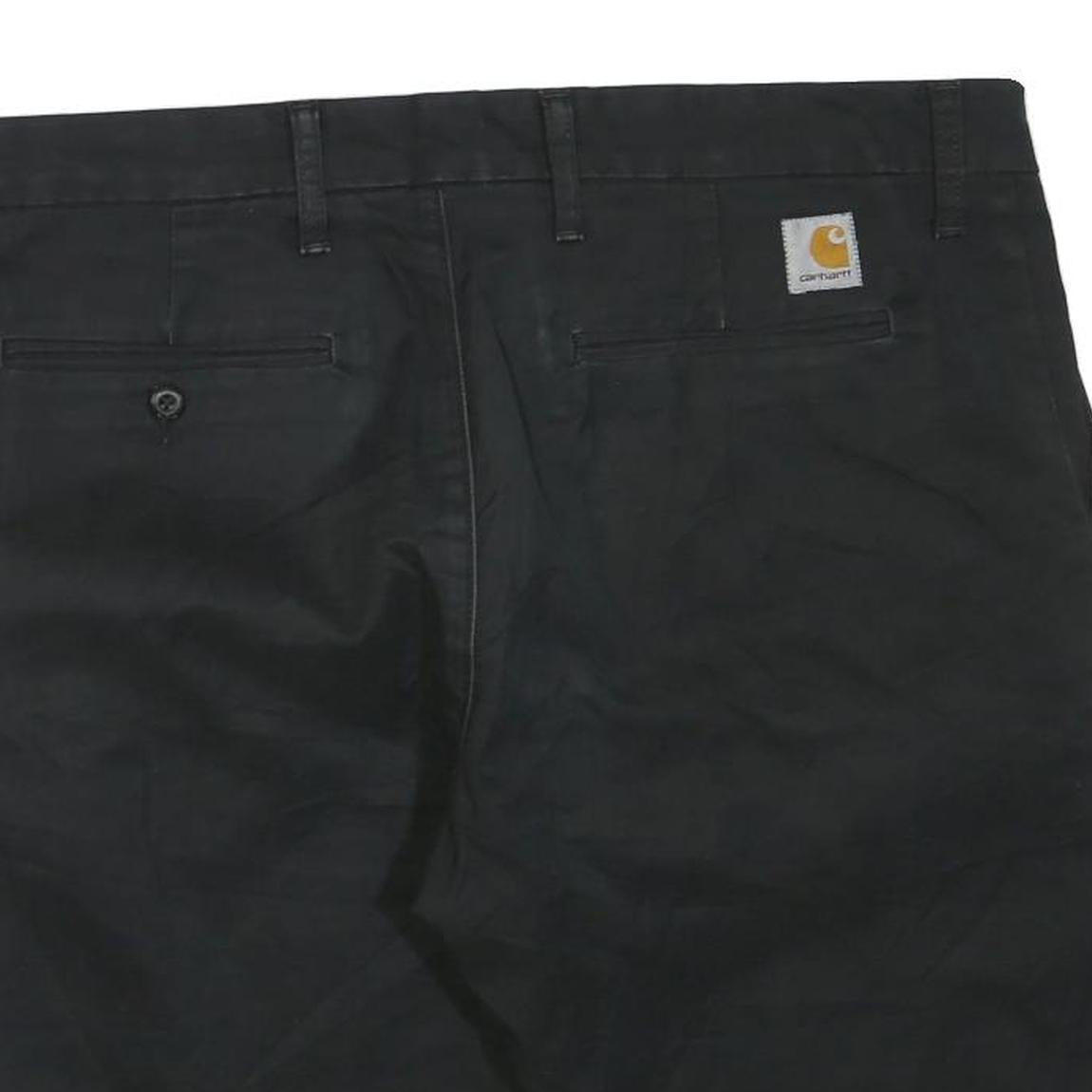 CARHARTT Mens Black Casual Shorts XL W38 Cotton Blend Comfortable Fit