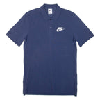 NIKE Mens Polo Shirt Blue S