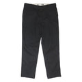 DICKIES Mens Cotton Blend Black Classic Straight Trousers W40 L35 Workwear