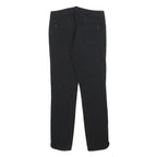 MARELLA Womens Polyester Blend Black Slim Trousers W28 L28 Elegant Textured