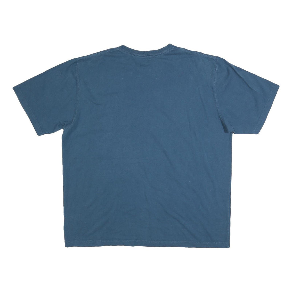 CARHARTT Mens Blue Pocket T-Shirt XL Short Sleeve Crew Neck Heavy Duty Cotton