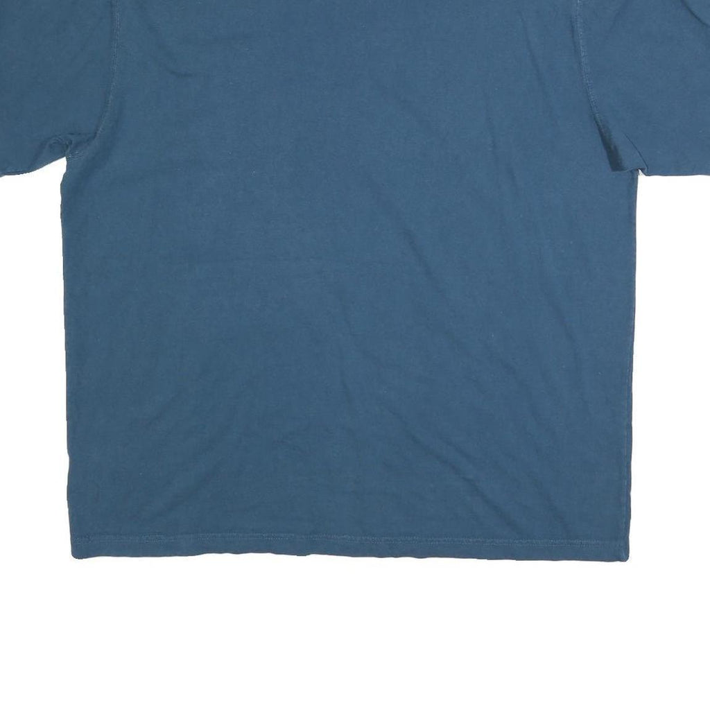 CARHARTT Mens Blue Pocket T-Shirt XL Short Sleeve Crew Neck Heavy Duty Cotton