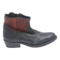 ASH Ankle Boots Womens Lace-Up Leather Black & Brown UK 3 Western Style