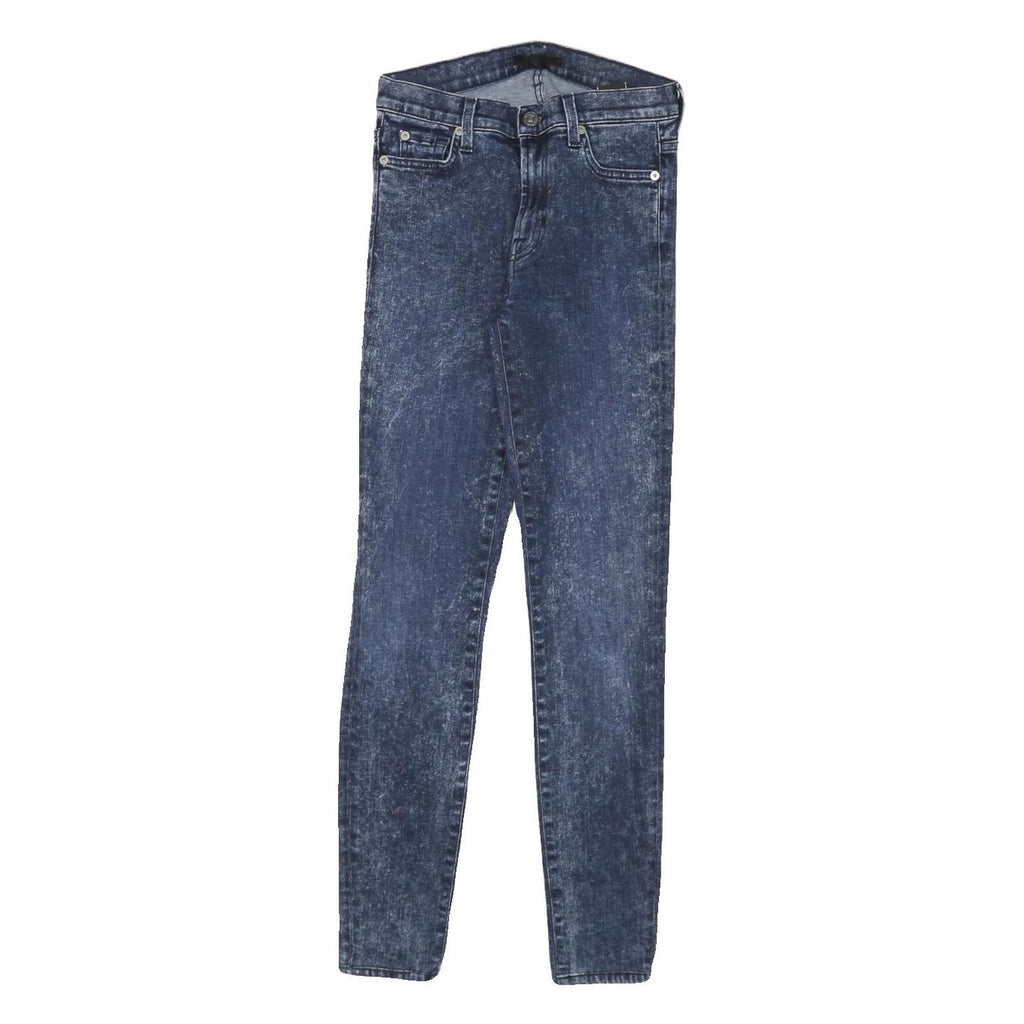 7 FOR ALL MANKIND Womens Jeans Blue Slim Skinny Denim Medium W24 L27 Stretch