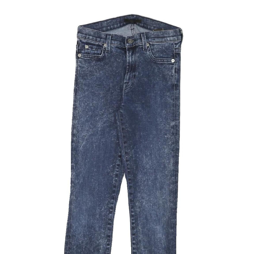 7 FOR ALL MANKIND Womens Jeans Blue Slim Skinny Denim Medium W24 L27 Stretch