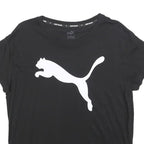 PUMA Womens Black Graphic T-Shirt M Short Sleeve Crew Neck Sportswear