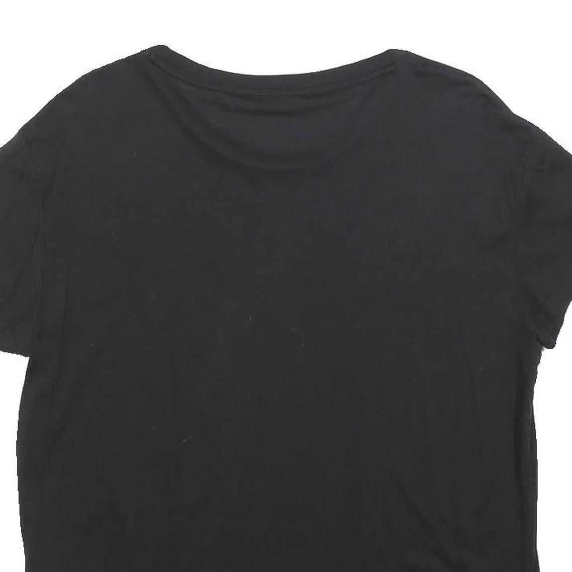 PUMA Womens Black Graphic T-Shirt M Short Sleeve Crew Neck Sportswear