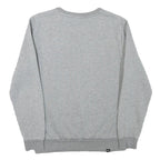 PUMA Mens Grey Cotton Blend Crew Neck S Logo Print Sports Sweatshirt