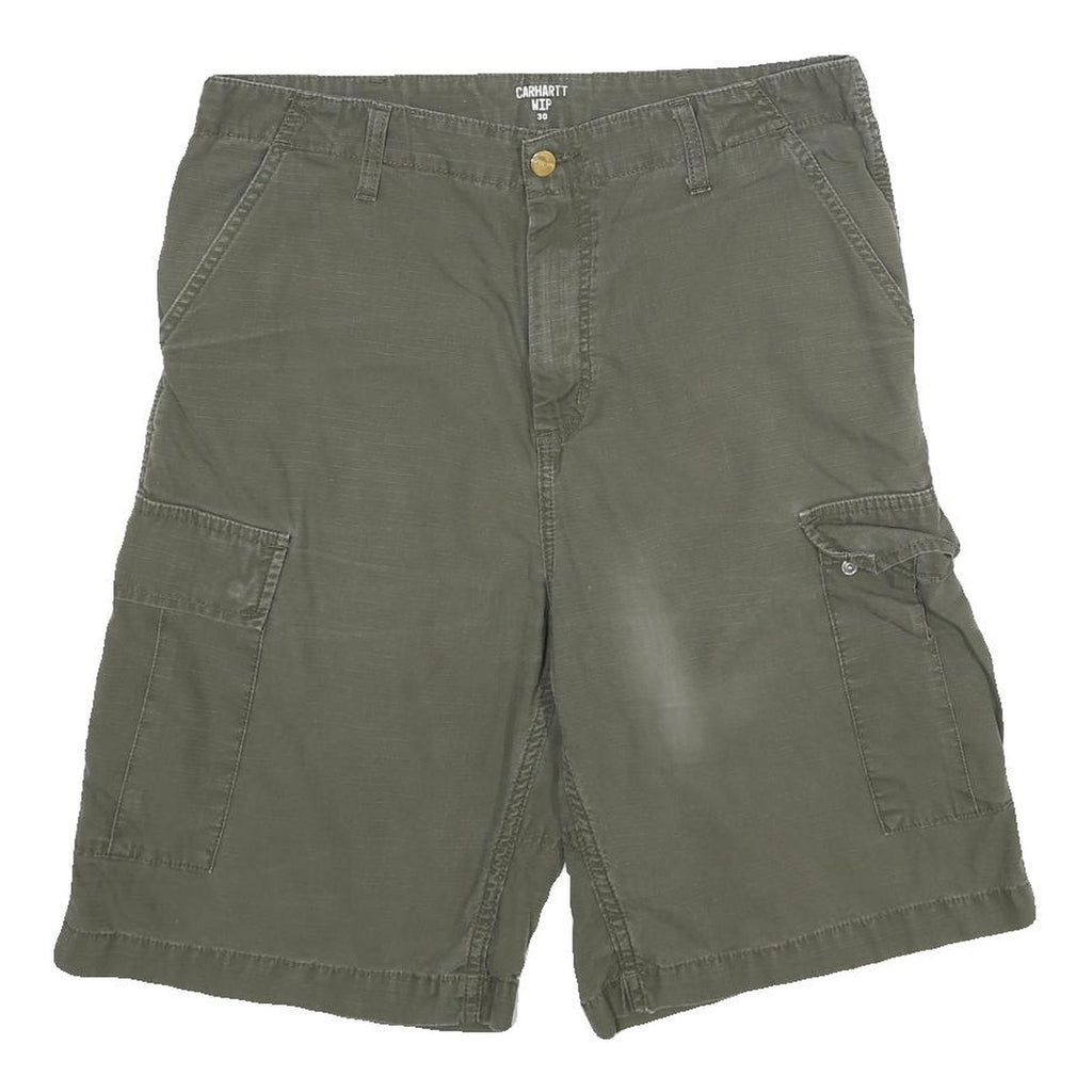 CARHARTT Mens Shorts Green Casual Cargo S W30 Durable Workwear