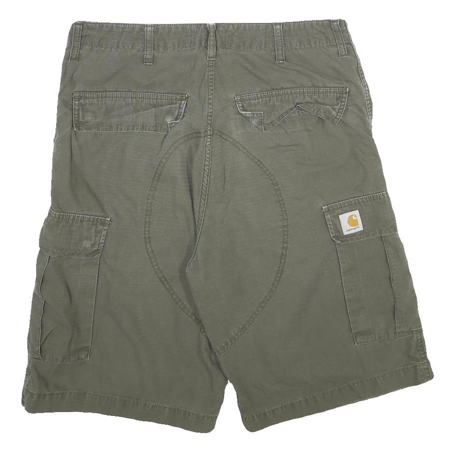 CARHARTT Mens Shorts Green Casual Cargo S W30 Durable Workwear