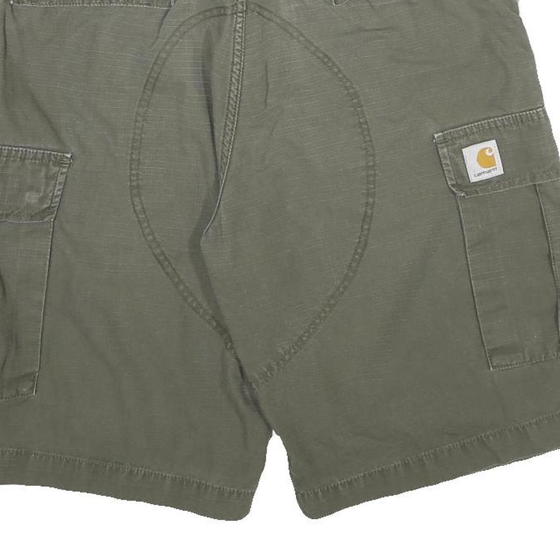 CARHARTT Mens Shorts Green Casual Cargo S W30 Durable Workwear