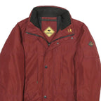 ROADSIGN Mens Red Jacket S Polyester Plain Zip Outdoor Casual Lightweight