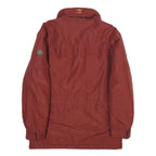 ROADSIGN Mens Red Jacket S Polyester Plain Zip Outdoor Casual Lightweight