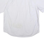 CARHARTT Mens White Short Sleeve Cotton Blend Work Shirt 2XL Rugged Flex
