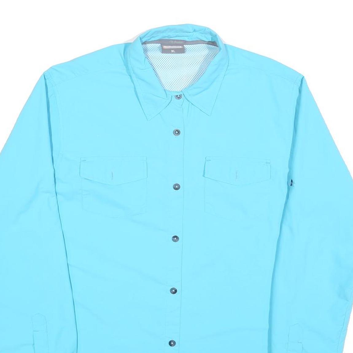 SHERPA Womens Blue Shirt XL Lightweight Long Sleeve Outdoor