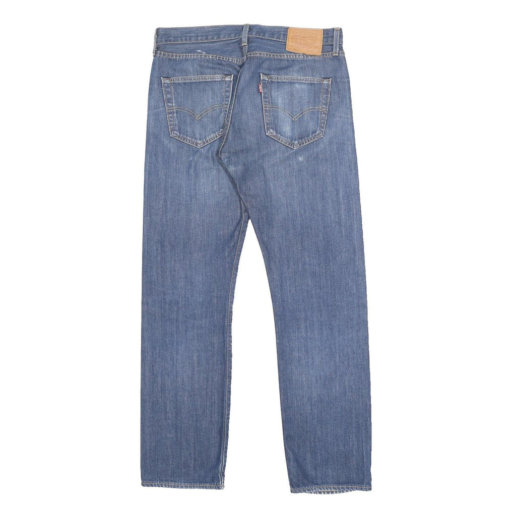 LEVI'S 501 BIG E Mens Jeans Blue Regular Straight Denim Medium W32 L32 Classic