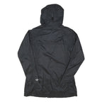 COLUMBIA Womens Black Outdoor Jacket XL Nylon Woven Plain Zip Hooded Stand-Up