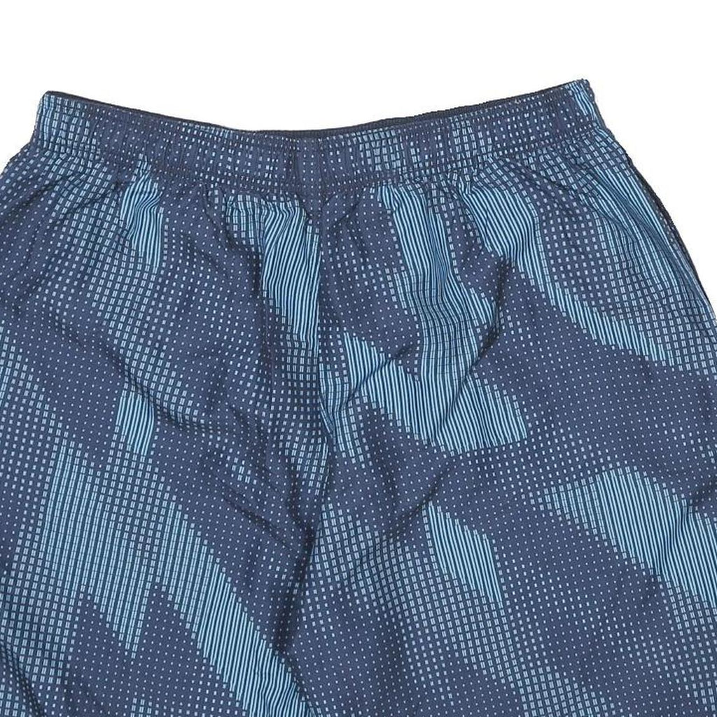 NIKE Mens Blue Sports Shorts XL W32 Patterned Lightweight Breathable