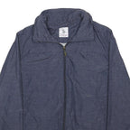 U.S. POLO ASSN Womens Blue Synthetic Zip Jacket S Woven Casual Lightweight