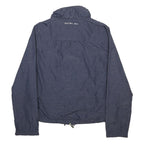 U.S. POLO ASSN Womens Blue Synthetic Zip Jacket S Woven Casual Lightweight