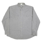 APPALACHAIN TRAIL Mens Grey Shirt XL Cotton Blend Long Sleeve Casual