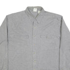 APPALACHAIN TRAIL Mens Grey Shirt XL Cotton Blend Long Sleeve Casual