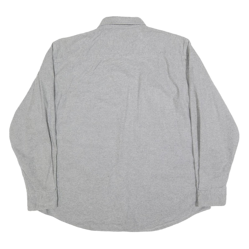 APPALACHAIN TRAIL Mens Grey Shirt XL Cotton Blend Long Sleeve Casual