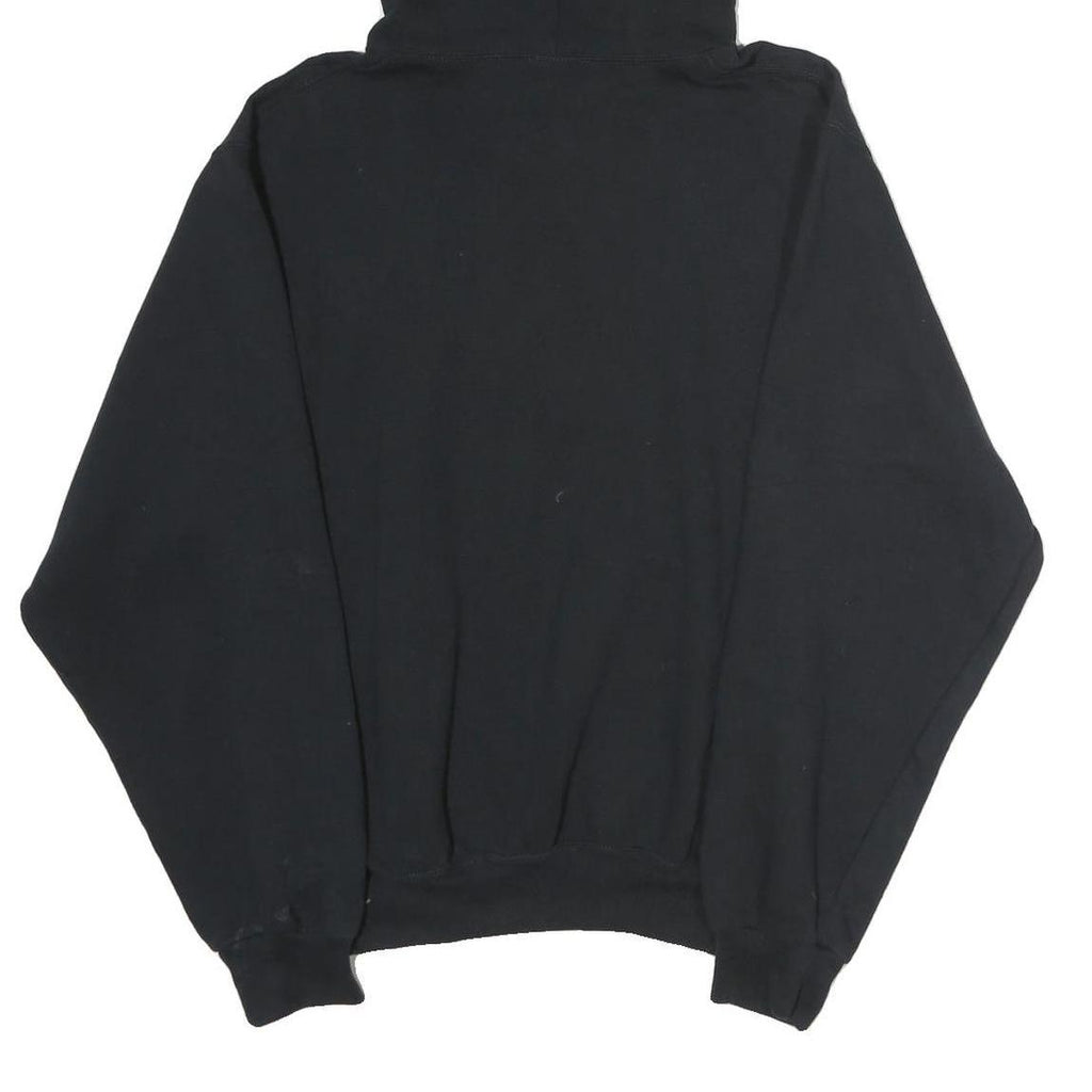 RUSSELL ATHLETIC Mens Black Thurston Golf Pullover Hoodie S Cotton Blend