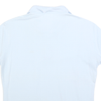 LACOSTE Womens White Short Sleeve Plain Polo Shirt M Classic Cotton Blend