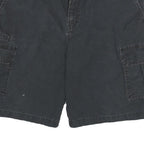 DICKIES Mens Cargo Black Cotton Blend Shorts 3XL W38 Workwear Utility Pocket