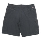 DICKIES Mens Cargo Black Cotton Blend Shorts 3XL W38 Workwear Utility Pocket